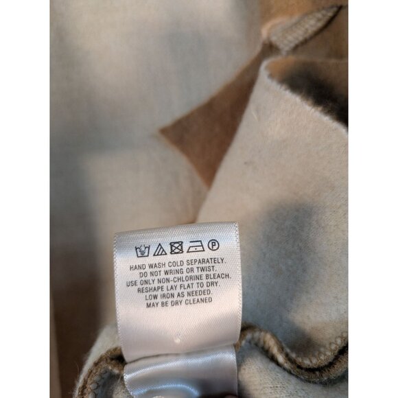 Anthro HWR Womens Tan Double-Breasted Sweater Wool Blend Jacket, Size S - Picture 14 of 15